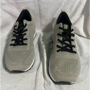 Skechers Sparkly Gold and Black Slip On Sneakers